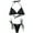 E, variant on Womens Bikini Set 2 Piece Swimsuit Swimwear Beachwear Printed Bathing Suits