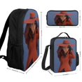 thumbnail image 2 of Carmen Sandiego Backpack Study Smart System Organized Bookbag with Brain Food Lunch Kit, 2 of 5