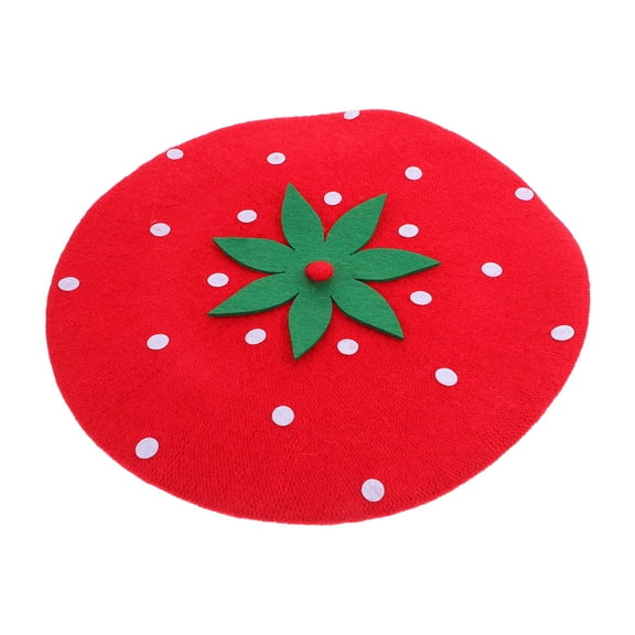 MIPCASE Beanie Hat Beret Hat Red Wool Blend 1 Pcs Decorative Party Accessory For Women