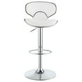 thumbnail image 5 of Edenton Upholstered Adjustable Bar Stool White (Set of 2), 5 of 12