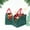 Green-As shows, variant on Hovmgk Portable Christmas Ornament Storage Bag, Heavy-Duty 600D Cloth Holiday Decoration Container, Large Capacity for Bulbs, Blankets & Decorations, Set of 2, Christmas Storage Box