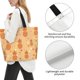 thumbnail image 3 of Balery Pineapples Bolsa Tote Estilo Estético con Cremalleras, Bolsa de Hombro, Bolsa de Compras Grande y Plegable, 3 of 8
