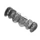 thumbnail image 4 of Dientes de Hip Hop chapados en 18K, dientes superiores, dientes postizos, decoración de dientes para Festival de Halloween, 4 of 8
