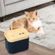thumbnail image 5 of Fuente de agua para gatos y perros de 51 oz, dispensador automático de agua para mascotas. Azul oscuro, 5 of 8