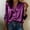 Purple loose fit blouse for women a1, variant on Yrmaups Women Loose Fit Long Sleeve Button Down Blouse, Solid Satin Collared Casual Shirt, Soft Flowy Top for Office Daily Wear Layering, Light Blue L