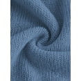 thumbnail image 5 of Gomelly Ladies Jumper Tops Long Sleeve Sweater Knitwear Pullover Women Loose Loungewear Knitted Sweaters Winter Warm Blue XS, 5 of 6