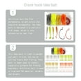 thumbnail image 3 of facefd 60pcs Artificial Baits Fake Lure Drop-resistant Anti-impact Underwater Tackle Equipment Handheld Lures for Angling Use 5cm 5cm, 3 of 6