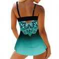 thumbnail image 2 of 2 Piece Bathing Suits For Women, Trendy High Waisted Bikini Tankini Comfortable and Stylish – Multiple Colors and Designs – setJ - M, 2 of 7