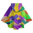 thumbnail image 6 of Colorful Hearts Abstract Art Blanket Oversized Wearable Hooded Blanket Warm Throw Blanket Buttons Sweatshirt For Women Men Teens Flannel, 6 of 8