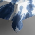 thumbnail image 4 of Blue White Tie Dye Mandala Pattern Rectangle Tablecloth 60"x102",Waterproof Polyester Rectangle Table Cloth, Wipeable Spillproof Polyester Tablecloth for Dining, Camping, Indoor and Outdoor, 4 of 6