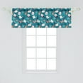 thumbnail image 2 of Ambesonne Floral Window Valance, Floral and Butterflies Art, 54" X 18", Multicolor, 2 of 3