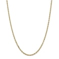 thumbnail image 2 of 14K Yellow Gold 3mm Diamond Cut Cable Chain Necklace Size 30, 2 of 4