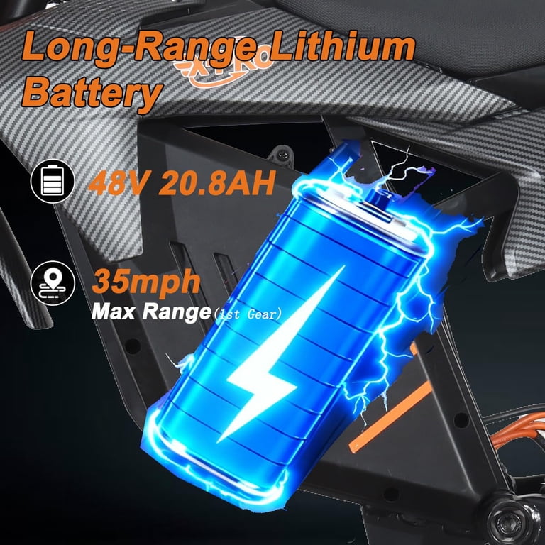 X-Pro Drax Sport Peak 2700W Electric Dirt Bike for Teens & Adults