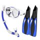thumbnail image 1 of Gafas de esnórquel Juego de aletas Gafas de esnórquel Aletas de natación Scuba Snorkeling, 1 of 8
