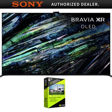 Sony XR65A95L BRAVIA XR A95L 65 inch QD-OLED 4K HDR Smart TV with Google TV 2023 Bundle with 4 YR CPS Enhanced Protection Pack