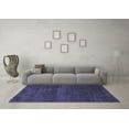 thumbnail image 3 of Ahgly Company Indoor Rectangle Abstract Blue Modern Area Rugs, 5' x 7', 3 of 4
