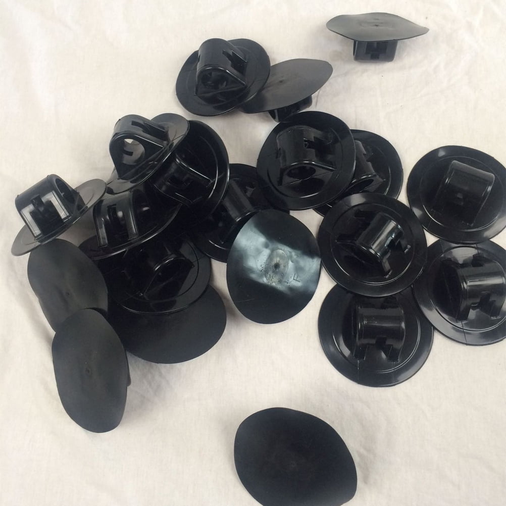 FESTFENDS Boat Accessories Kayak Engine Bracket Black PVC 12Pcs