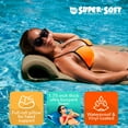 thumbnail image 6 of TRC Recreation Sunsation 1.75" Thick Foam Pool Float Lounger w/ Headrest, 2 Pack, Bronze, 6 of 12