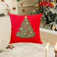 thumbnail image 1 of Funda de almohada de lona, decoración navideña, funda de almohada de calabaza, sofá de sala de estar, ambiente festivo, decoración de lazo, funda de cojín de Halloween, Acción de Gracias, decoraciones, 1 of 6
