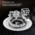 thumbnail image 1 of Embroidery Presser Foot, Stable PVC+Alloy Embroidery Foot, 7.5cm/2.9inch Durable For  Brothers, 1 of 8