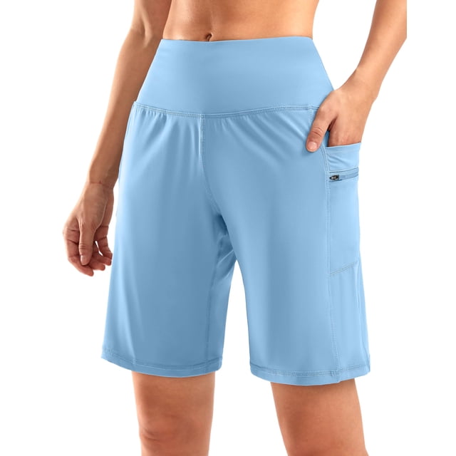 Bermudas G Gradual High Waisted 9 para mujer, color azul claro