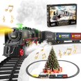 thumbnail image 1 of Set de tren eléctrico Funwee con humo, luces y sonido para niños mayores de 3 años, 1 of 6