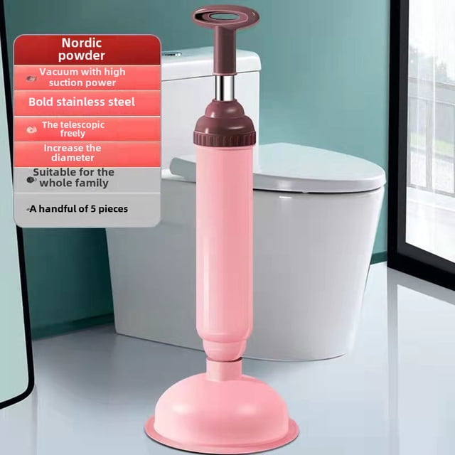 Efficient Toilet & Sewer Unclogging Tool - Heavy-Duty Plunger with Strong Suction Power, Durable Material for Home & Commercial Use, Easy-to-Operate, Compact Design, Specialized for Pipe Blockages