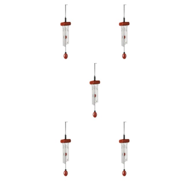 kurtrusly Beautify Home With Wind Chime Pendant In Unique Style Small Wind Chimes Elegant Decoration Materials red 5Set