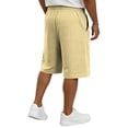 thumbnail image 5 of Resicozy Mens Shorts Casual Lounge Summer Beach Vacation Shorts Comfy Plaid Short with Pocket Yellow 5XL, 5 of 5