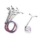 thumbnail image 4 of 10 farolas LED dobles para maquetas de trenes ferroviarios, escala HO 1:200, 4 of 9