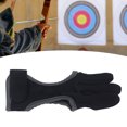 thumbnail image 4 of Guantes de Tiro con Arco de 3 Dedos Tiro con Arco Guante de 3 Dedos Cuerda de Tracción Pestaña de Protección de 3 Dedos para Arco Recurvo Tradicional ANGGREK Otros, 4 of 8