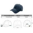 thumbnail image 2 of Women's Embroidered Blessed Hat, Distressed Gym Dad Hats, Thankful Faith Baseball Cap, 2 of 7
