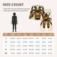 thumbnail image 4 of Daiia Honey Bee for Women's Long-Sleeved Pajama Set – Soft & Comfortable Sleepwear Button-Up Pajamas Cozy Lounge Wear-Large, 4 of 7
