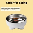 thumbnail image 4 of Duuclume Pet Bowl, Nonslip Stainless Steel Dog Cat Food Water Bowl (Four Leaf Clover Style,Pink), 4 of 7