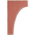 thumbnail image 3 of 1 3/4"W x 6"D x 10"H Clarksville Wood Vintage Decor Bracket, Salvage Red, 3 of 7