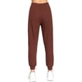 thumbnail image 3 of BYND AVG Womens Premium Knit Jogger Sweatpants with Drawstring Elastic Active Loungewear, 3 of 3