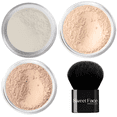 thumbnail image 2 of 4pc Full Size Kit (Fair 2) Mineral Makeup Matte Translucent Loose Foundation + Kabuki Brush + Concealer + Finishing Setting Powder + Bare Face Full Coverage, 2 of 5