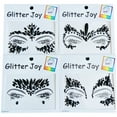 thumbnail image 2 of Leoars Rhinestone Face Gems Black, Adhesive Body Art for Face, 4 Pack, 2 of 6