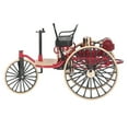 thumbnail image 3 of Adornos de modelo de triciclo clásico a escala 1:12, modelo de coche de aleación retro de alta simulación, decoración para el hogar, color rojo, 3 of 14