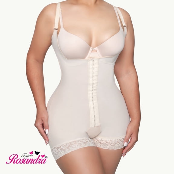 Fajas Rosandra Women's Bodysuit Shapewear Beige