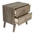 thumbnail image 5 of Prepac Milo Mid-Century Modern 2-Drawer Nightstand, 16"D x 25"W x 25"H, Drifted Gray, 5 of 10