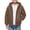 Khaki-3K, variant on Ultrave Boys Hooded Jacket Windproof Full Zip Long Sleeve Coat with Pockets for Fall Winter Outdoor Wear
