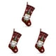 thumbnail image 4 of Advancent Calcetín navideño suave, decoración sin rostro, media no tejida de Navidad, bolsa de Claus, decoración navideña, regalo de Año Type1 NO1, 4 of 6