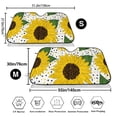 thumbnail image 7 of Lsque Sunflowers Car Windshield Sun Shade | Accordion Folding Style Auto Shade for Car Truck SUV Van | Blocks UV Rays Sun Visor Protector | Small, 7 of 7