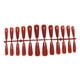 thumbnail image 1 of Soidarity 24 Uds uñas postizas CoffinPress-on diseño barniz Extra largas puntas de uñas artificiales suministro de manicura accesorios para Arte de uñas rojo oscuro, 1 of 6