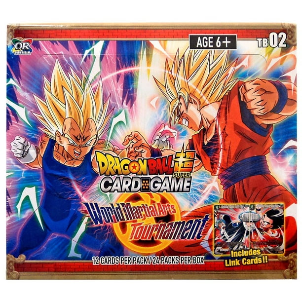 Dragon Ball Super Collectible Card Game World Martial Arts Tournament Themed 02 Booster Box 24 Packs Walmart Com Walmart Com