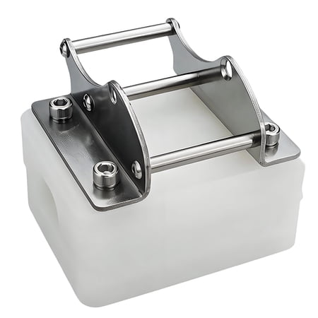 Vessel Deck Rod Support Rack for Marine Angling Steel Bracket with Integrated Base for Rod Rest Placement Use
