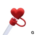 thumbnail image 6 of Silicone Heart Straw Cover for Cup,Valentines Reusable Heart Straw Toppe,10Mm/0.4Inch Straw Tip Lid Protector For 30/40Oz Cup Accessories,Valentines Day Funny Gifts, 6 of 9