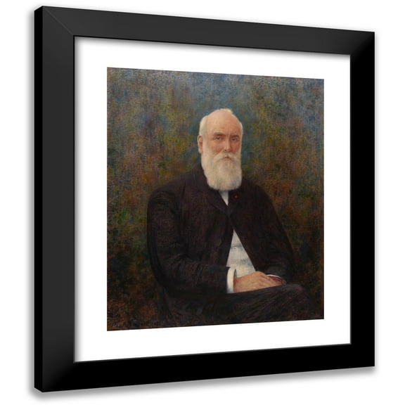 Paul Bocquet 12x14 Black Modern Framed Museum Art Print Titled - Doctor Jean-Baptiste Langlet, Mayor of Reims (1926)