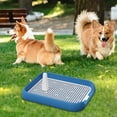 thumbnail image 5 of Dog Toilet Potty Puppy Litter Tray Pee Training Bedpan Toilet Easy to Clean, Pet Blue, 5 of 8